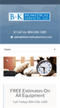Mobile Screenshot of bkbiomedicalservices.com